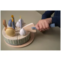 Little Dutch Houten Verjaardagstaart Blauw FSC