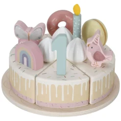 Little Dutch Houten Verjaardagstaart Roze FSC