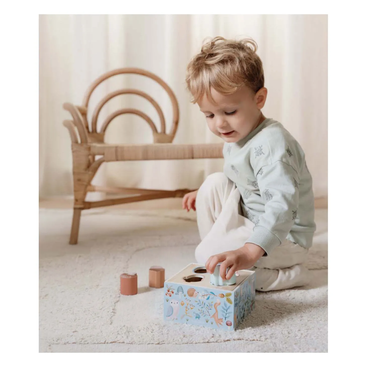 Little Dutch Houten Vormenstoof Forest Friends FSC, 6dlg.