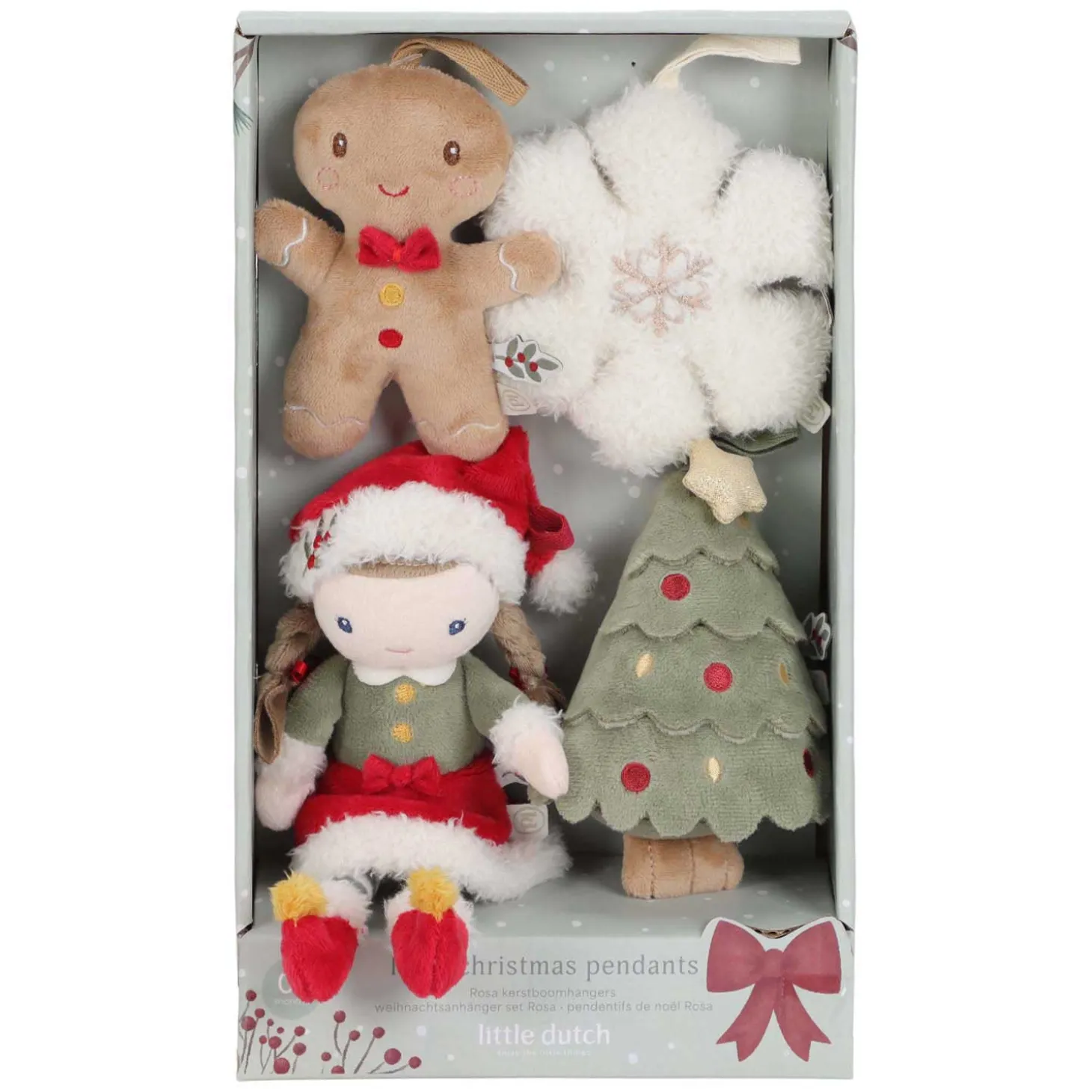 Little Dutch Kerstboomhangers Knuffels Rosa GRS