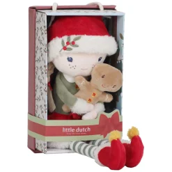 Little Dutch Kerstpop Knuffel Rosa GRS - 35cm