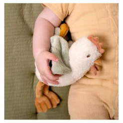 Little Dutch Knuffel Kip Little Farm, 17cm