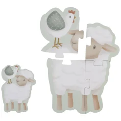 Little Dutch Legpuzzel 6in1 Little Farm FSC