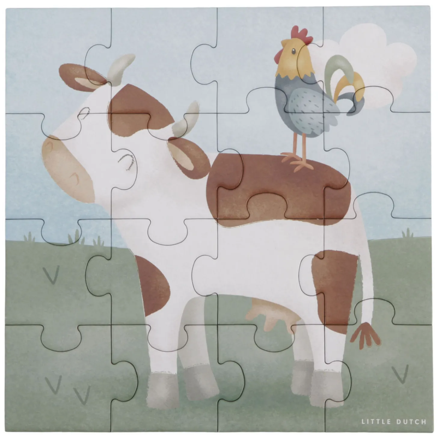 Little Dutch Legpuzzel 4in1 Little Farm FSC