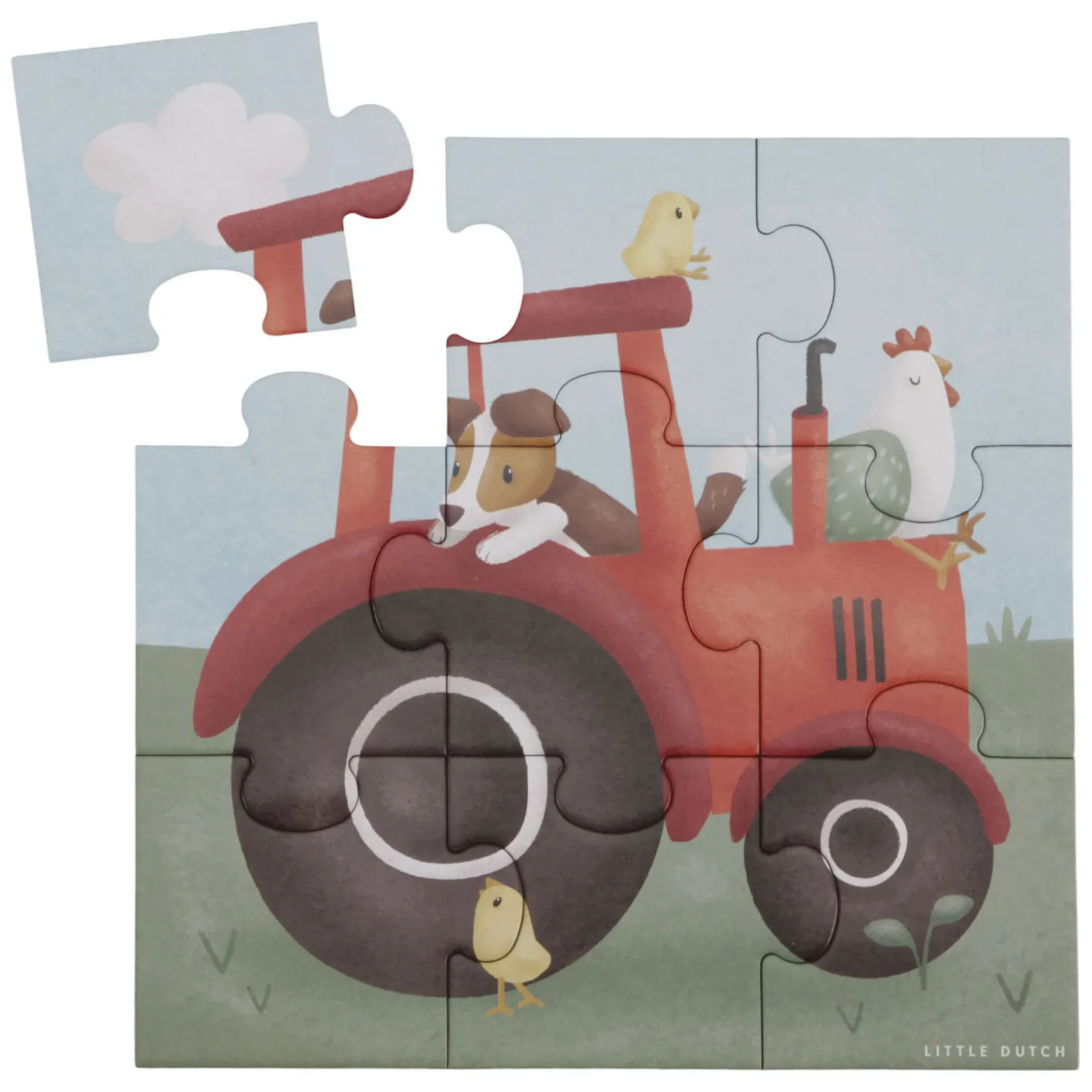 Little Dutch Legpuzzel 4in1 Little Farm FSC