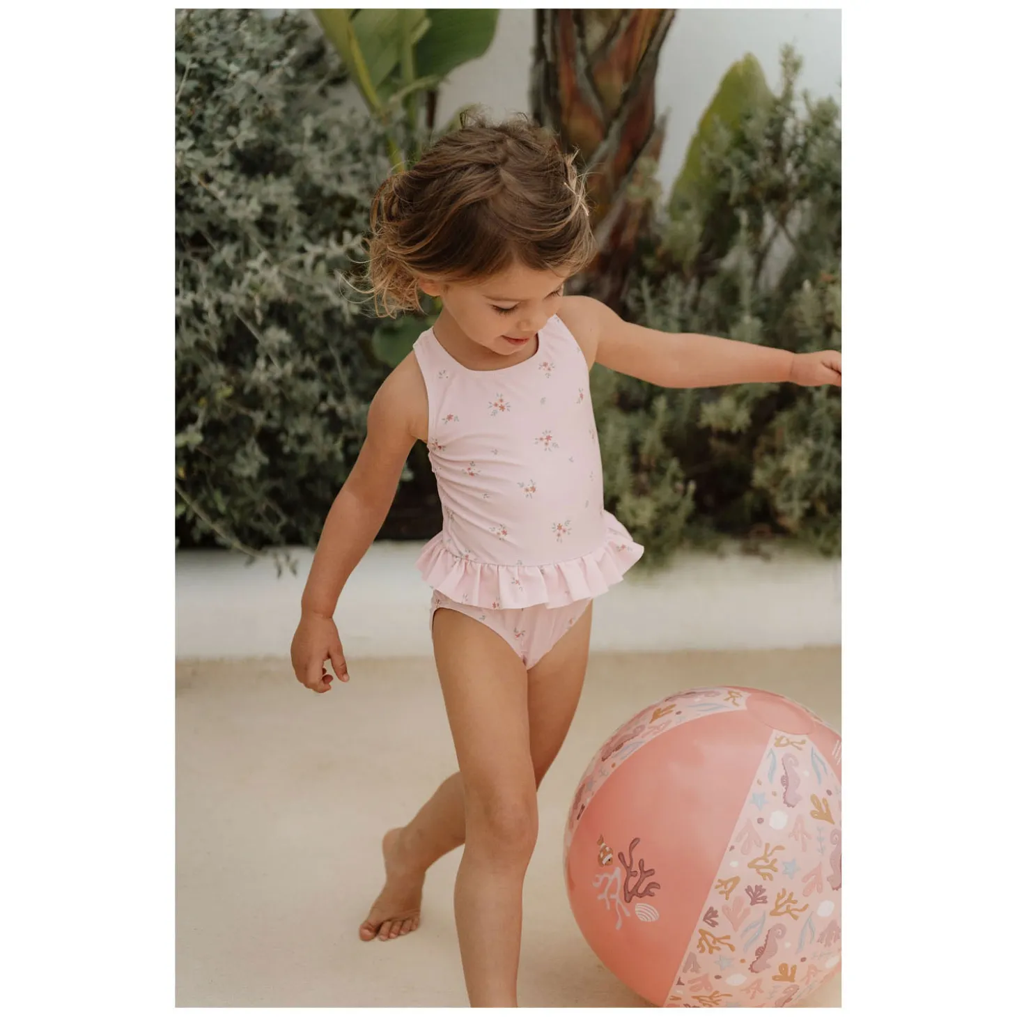 Little Dutch Ocean Dreams Strandbal Roze, 35cm