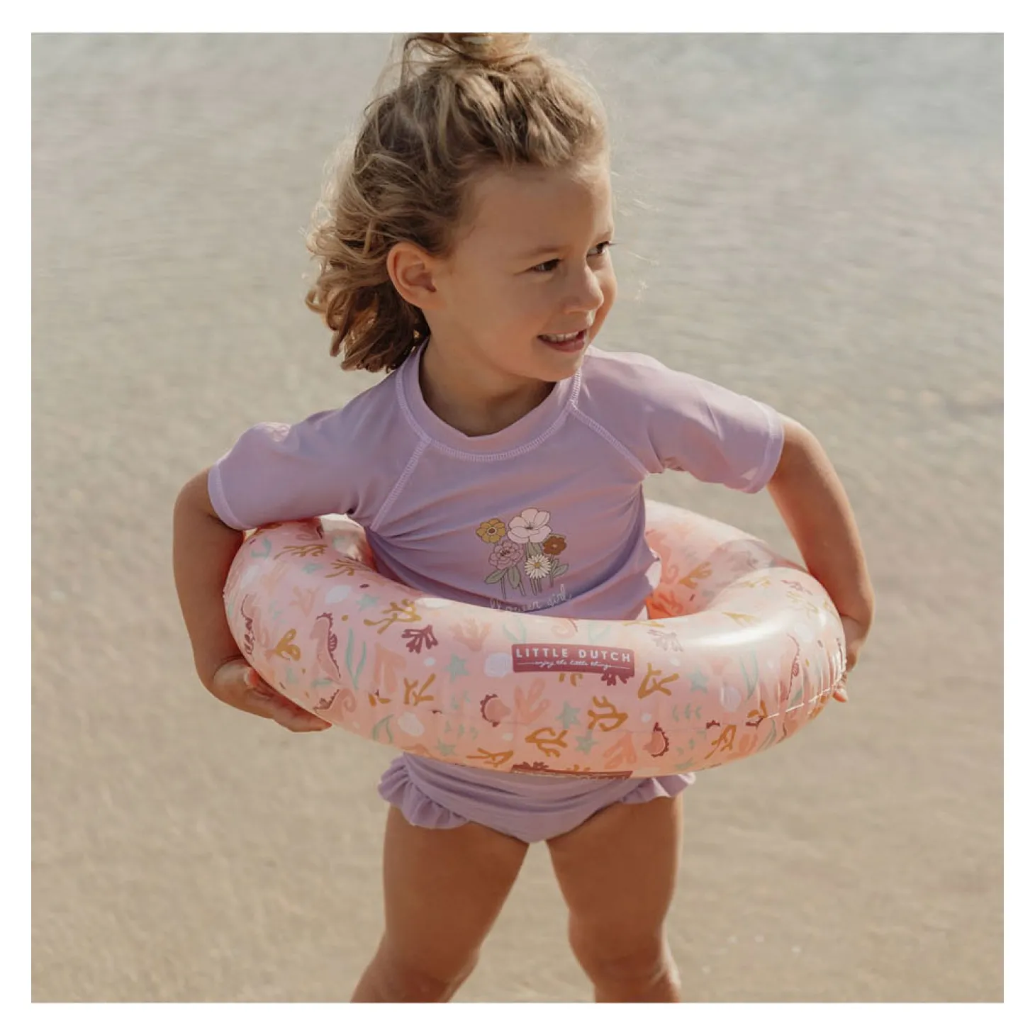 Little Dutch Ocean Dreams Zwemring Roze, 50cm
