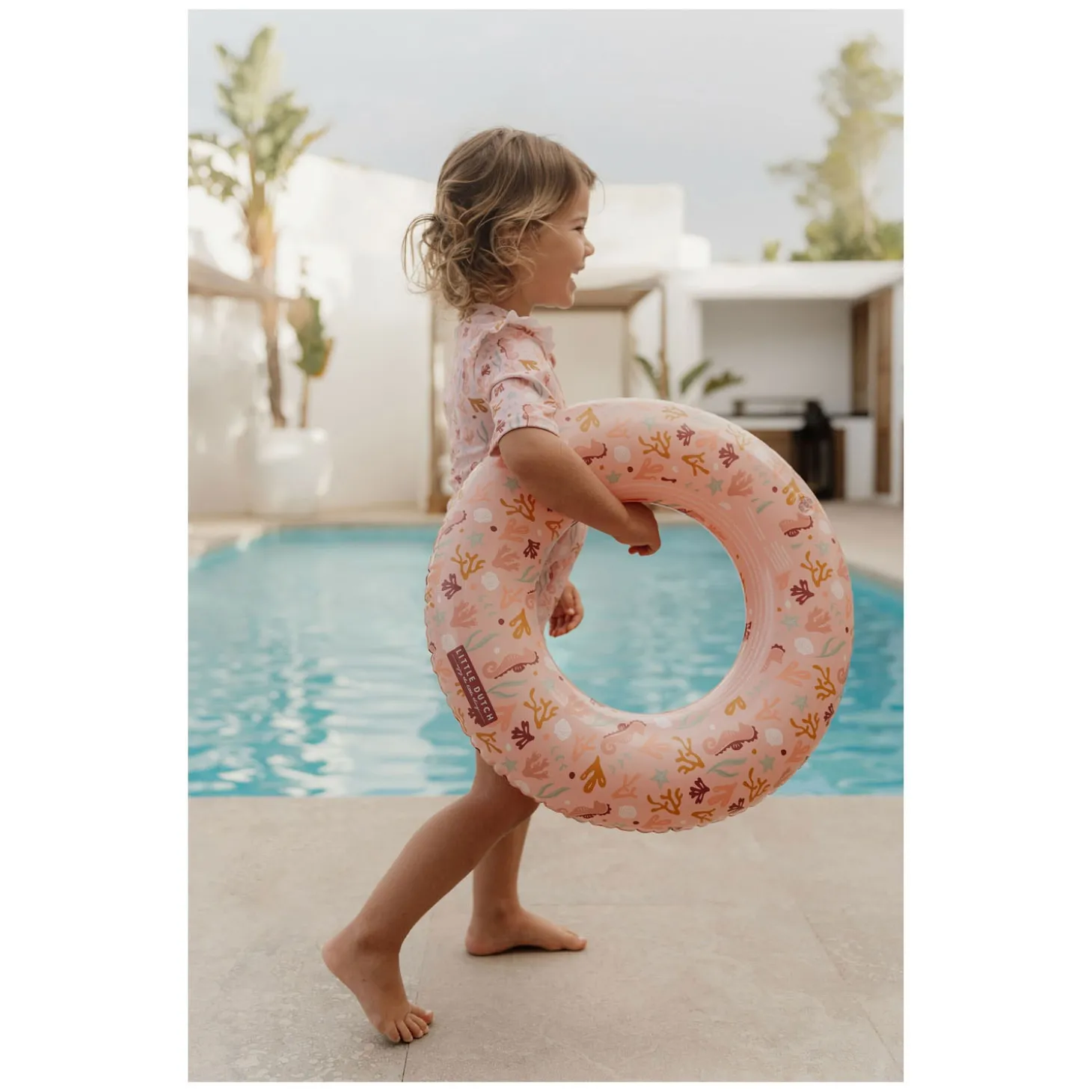 Little Dutch Ocean Dreams Zwemring Roze, 50cm