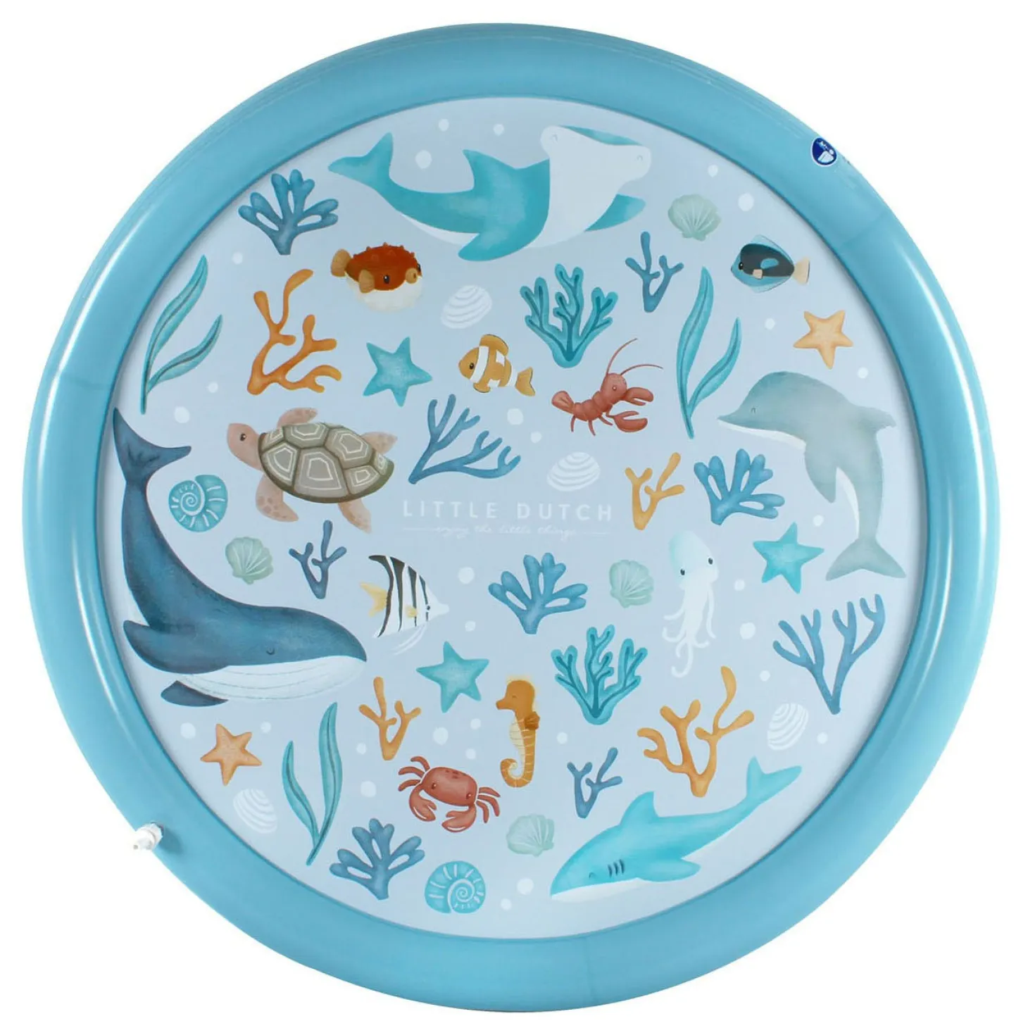 Little Dutch Ocean Dreams Waterspeelmat Blauw, 150cm