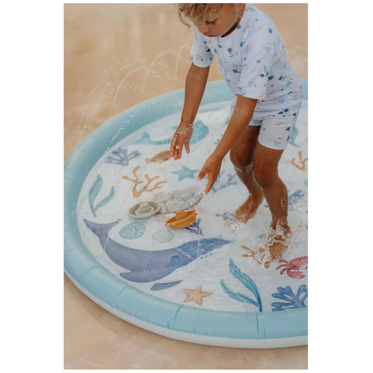Little Dutch Ocean Dreams Waterspeelmat Blauw, 150cm