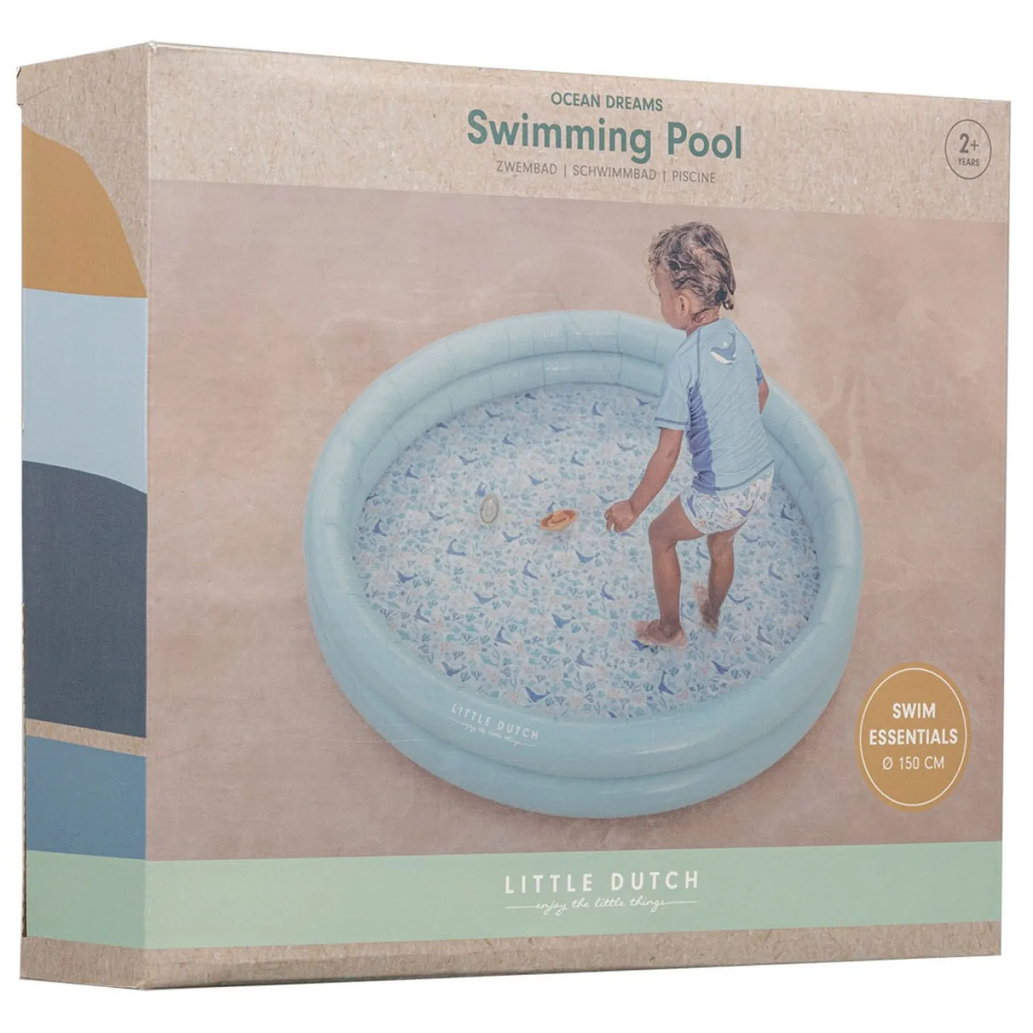 Little Dutch Ocean Dreams Zwembad Blauw, 150cm