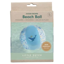 Little Dutch Ocean Dreams Strandbal Blauw, 35cm
