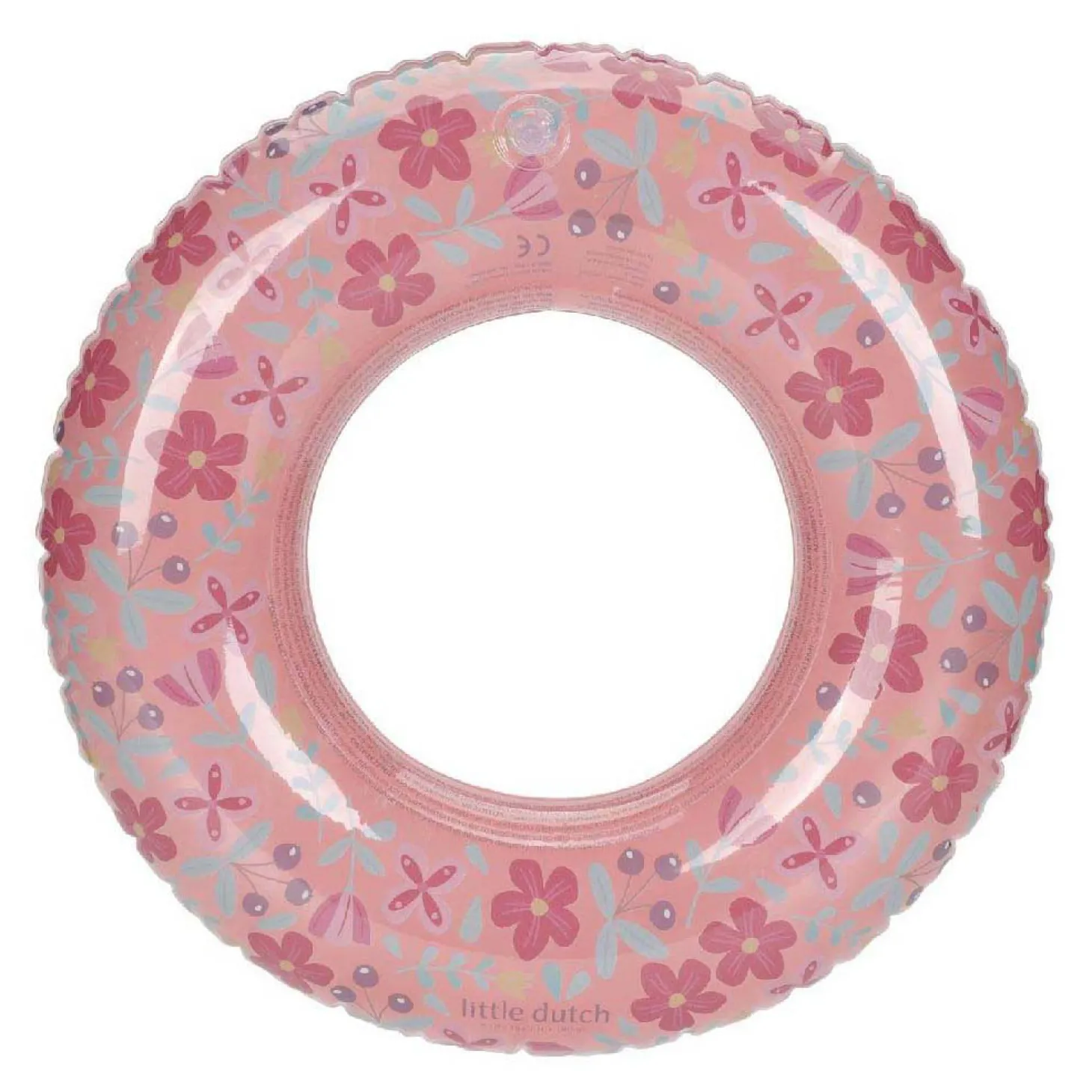 Little Dutch Pink Flower Zwemring, 50cm