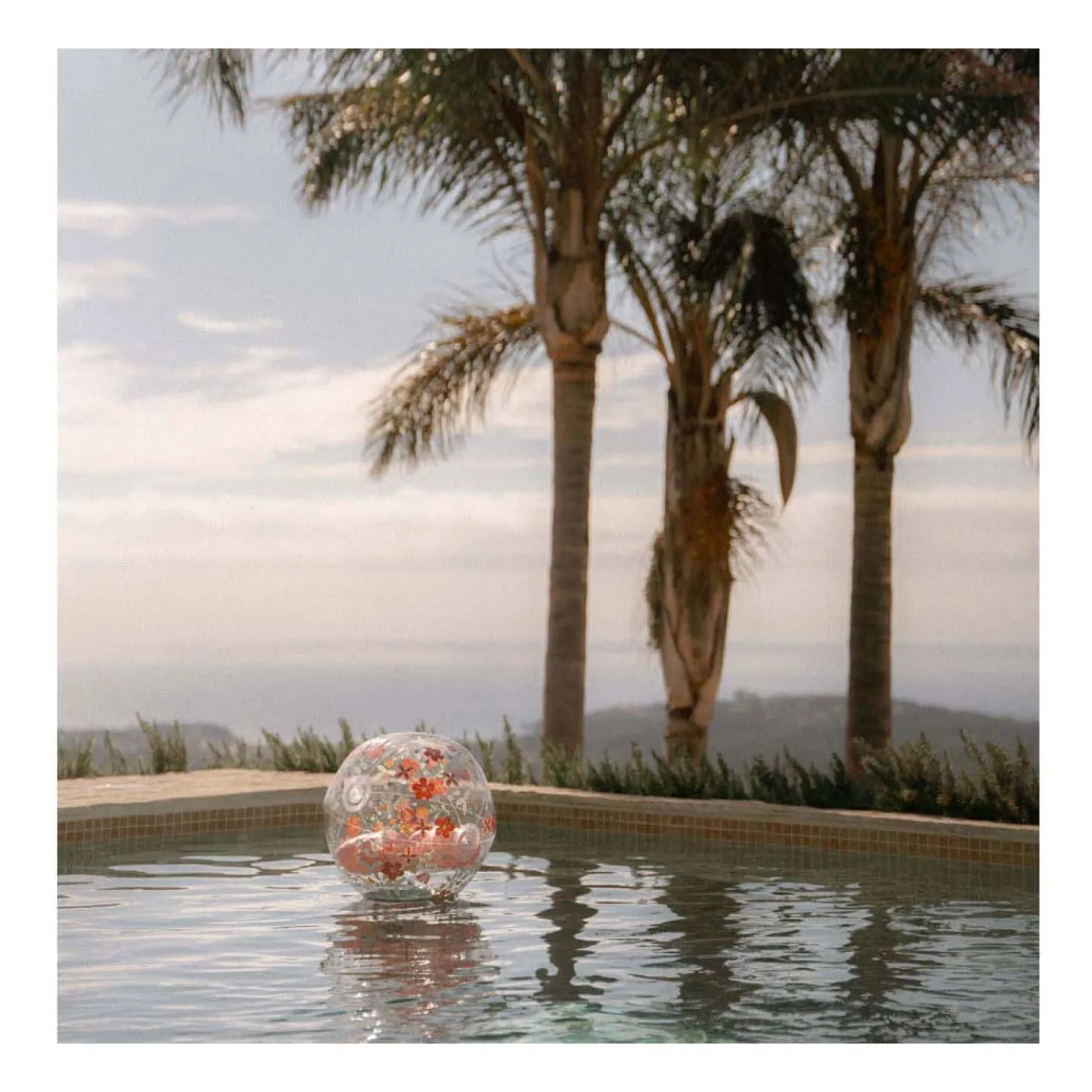 Little Dutch Pink Flowers Strandbal 3D Figuur, 35cm