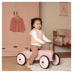 Little Dutch Retro Loopauto Roze