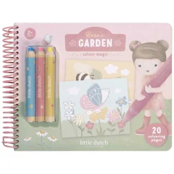 Little Dutch Rosa's Tuin Kleurboek - Met 3 Potloden
