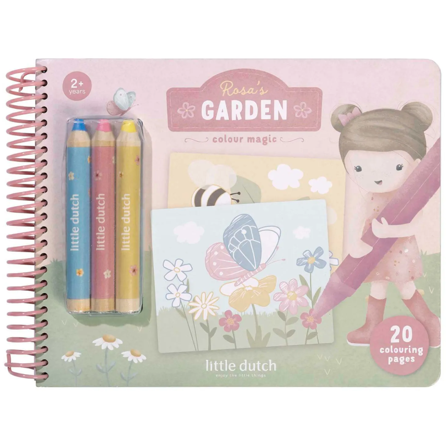 Little Dutch Rosa's Tuin Kleurboek - Met 3 Potloden