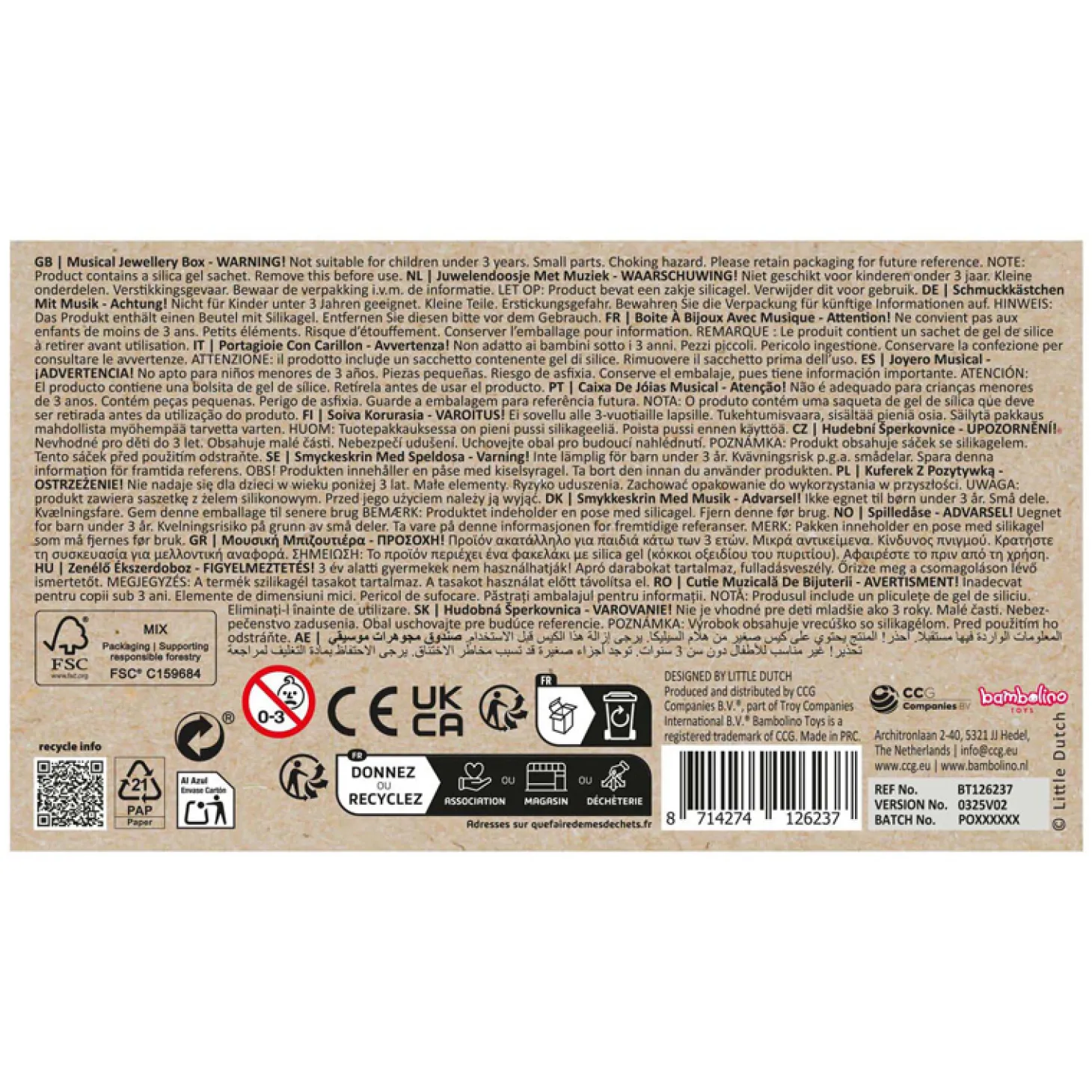 Little Dutch Sieradendoosje Rosa - Fairy Garden