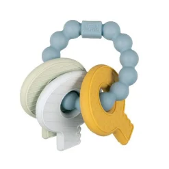 Little Dutch Siliconen Bijtspeeltje Sleutelbos Blauw