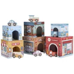 Little Dutch Stapeltoren incl. 6 Auto's FSC