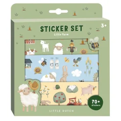 Little Dutch Stickerdoos Little Farm, 3 Vellen
