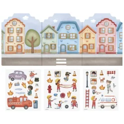 Little Dutch Stickervellen Jim's Brandweer