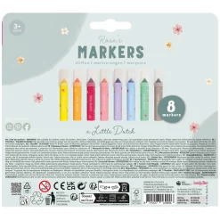 Little Dutch Viltstiften Rosa - 8st.