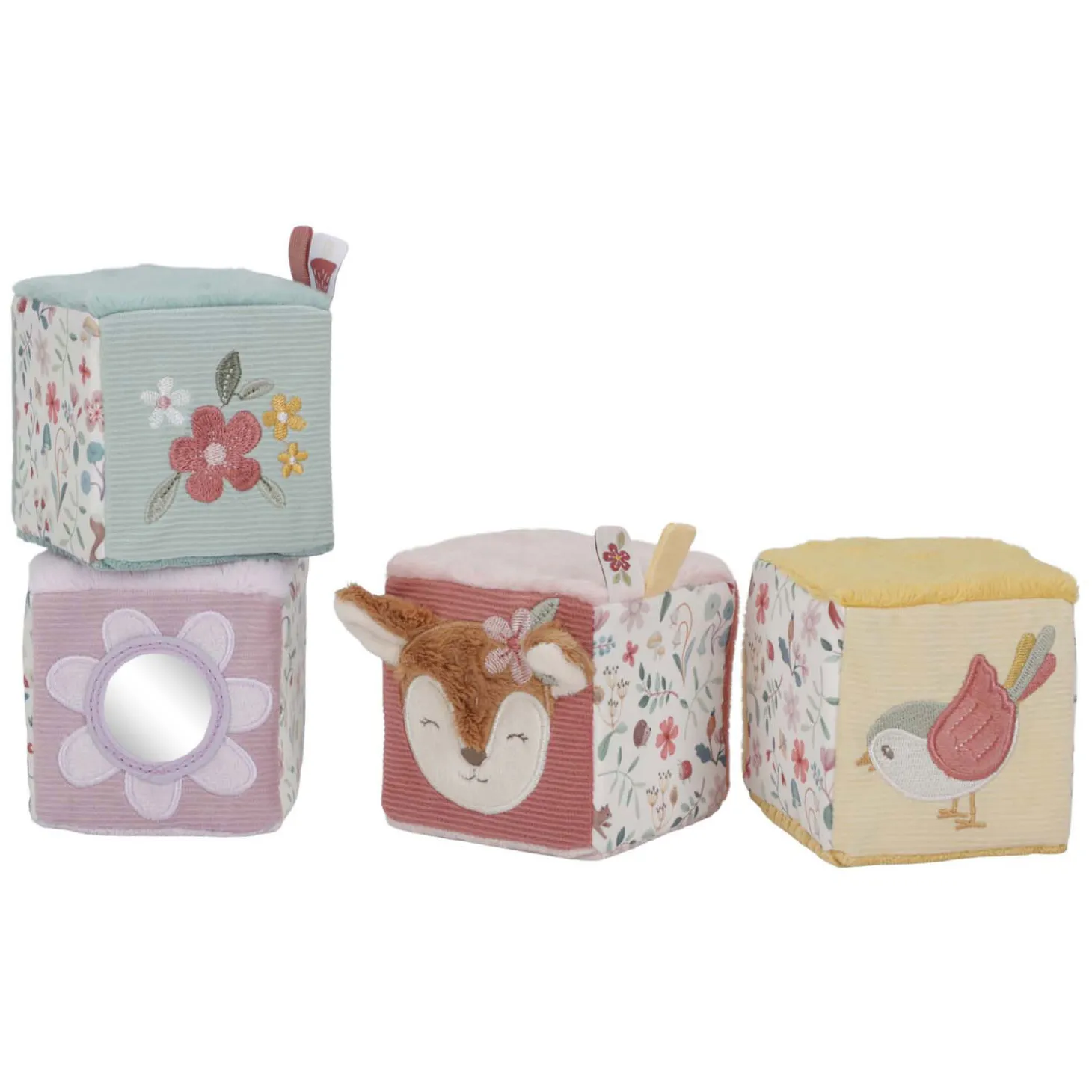 Little Dutch Zachte Blokkenset Fairy Garden, 4dlg.