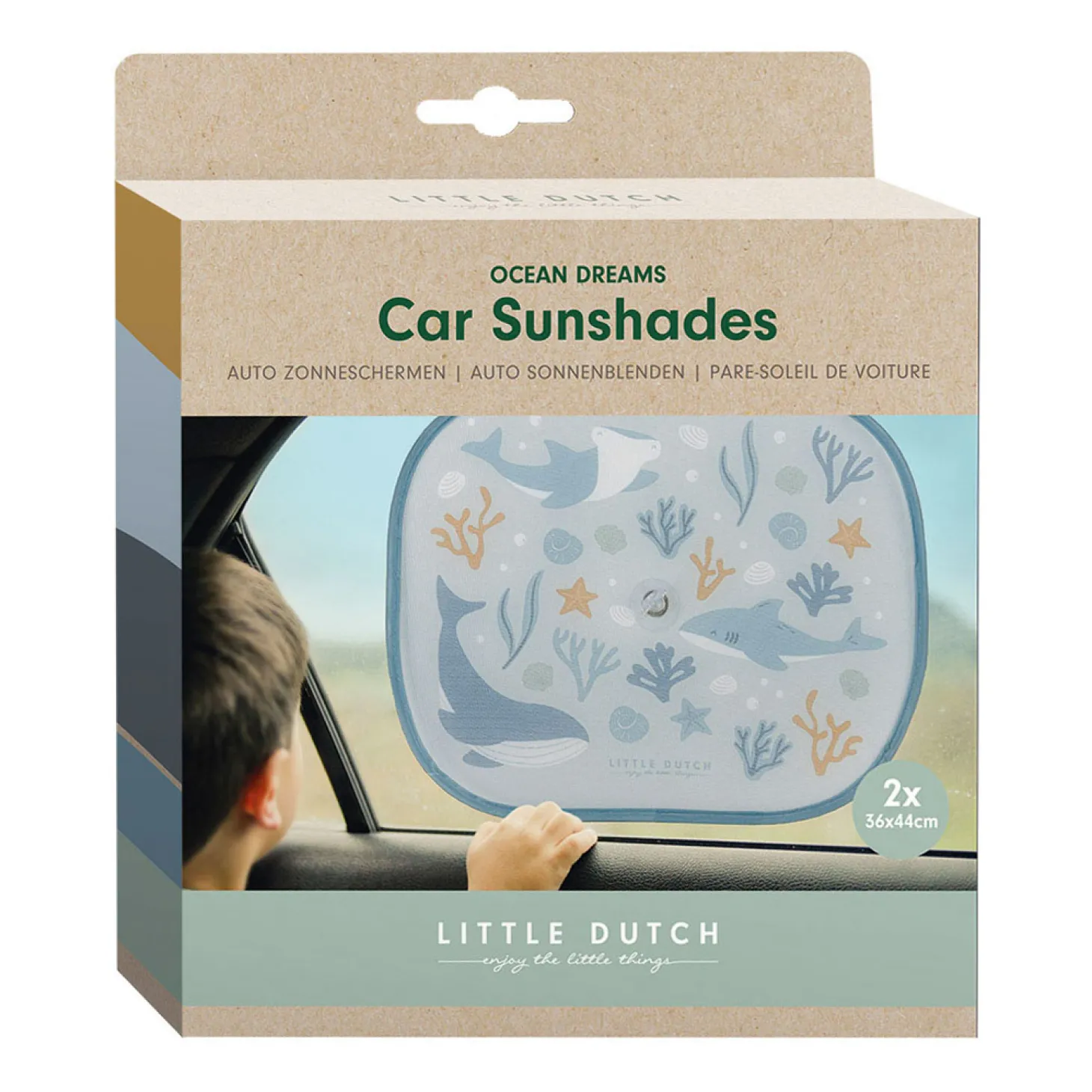 Little Dutch Zonneschermen Ocean Dreams Blauw