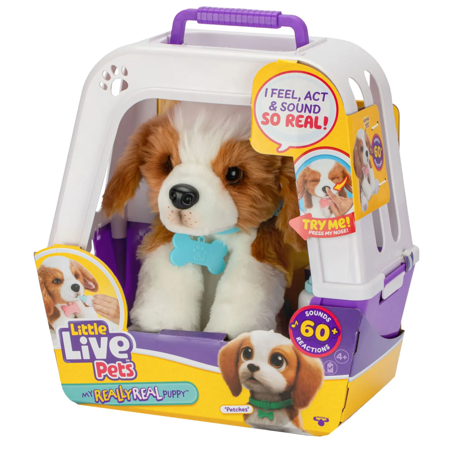 Little Live Pets My Really Real Puppy Knuffel in Hok
