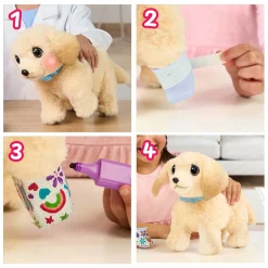 Little Live Pets Ouchies Puppy Cooper - Interactieve Knuffel