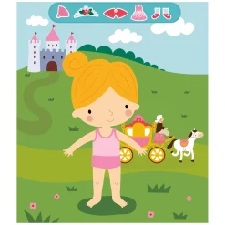 Little Princess Sticker Fun - Aankleedpoppen Stickerboek