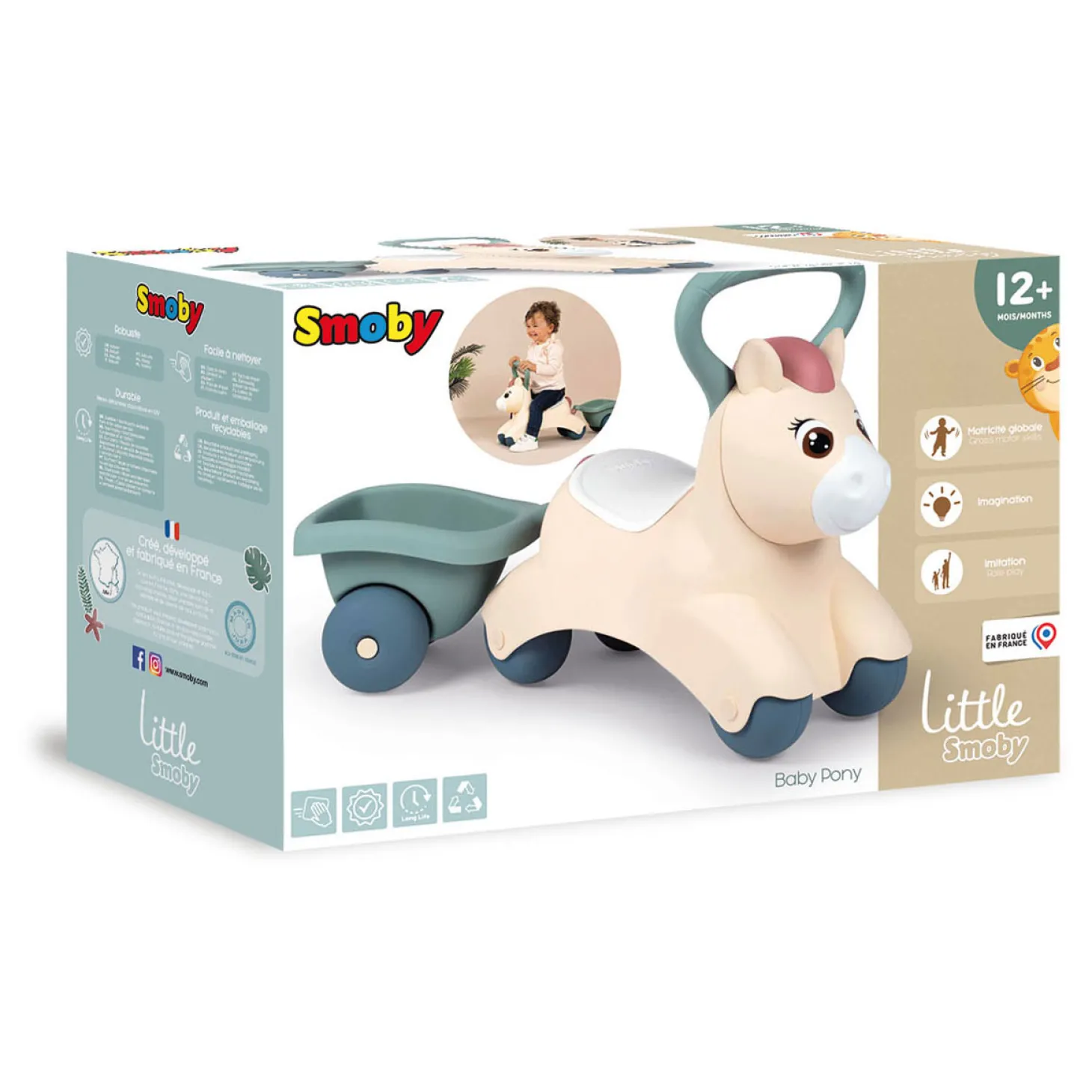 Little Smoby Baby Pony Loopauto