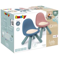 Little Smoby Blauwe Kinderstoel