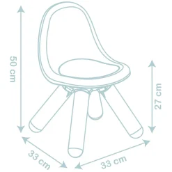 Little Smoby Roze Kinderstoel