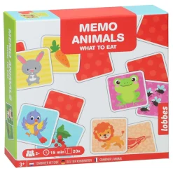 Lobbes Memo Spel - Dier & Eten