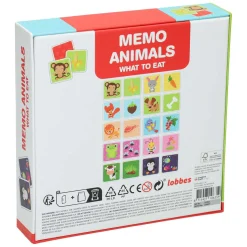 Lobbes Memo Spel - Dier & Eten