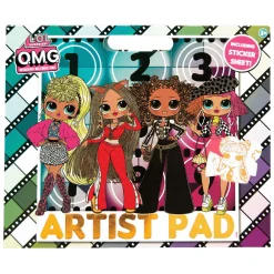 L.O.L. Artist Pad Kleurboek met Stickervel