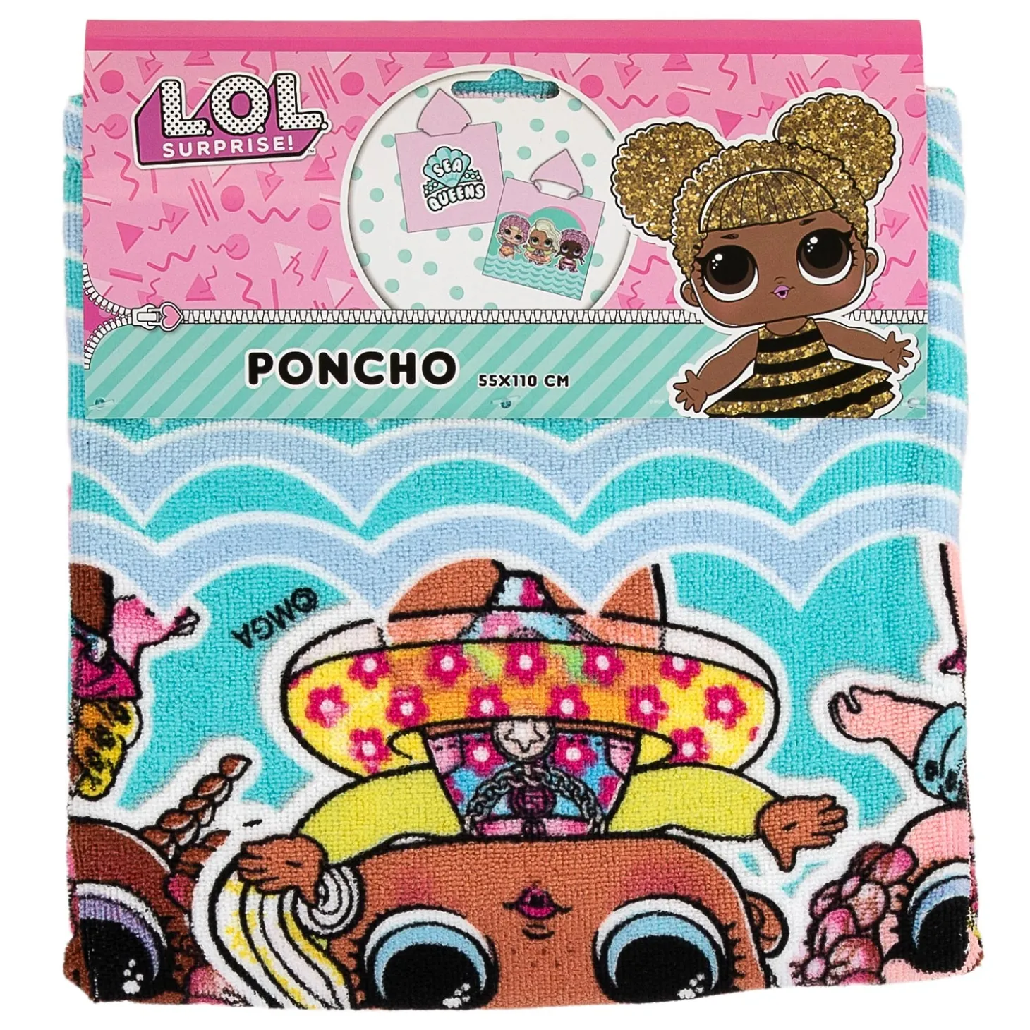 LOL Surprise Poncho, 55x110cm