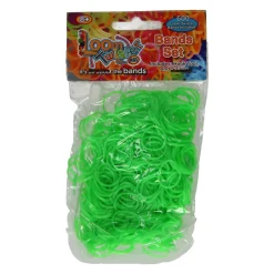 Loombands Groen Set, 600st.
