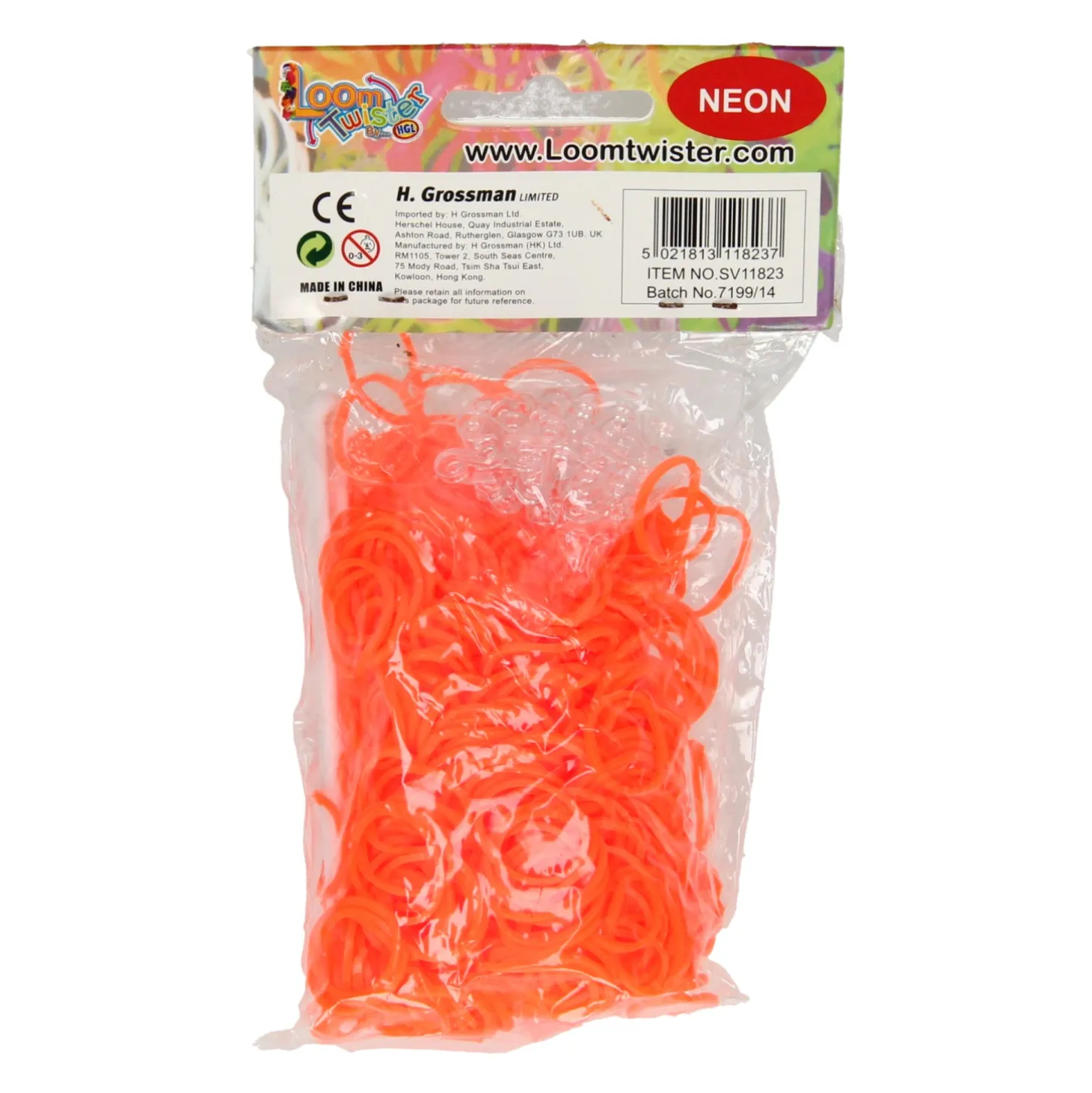 Loombands Oranje Set, 600st.