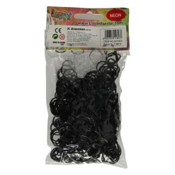 Loombands Zwart Set, 600st.