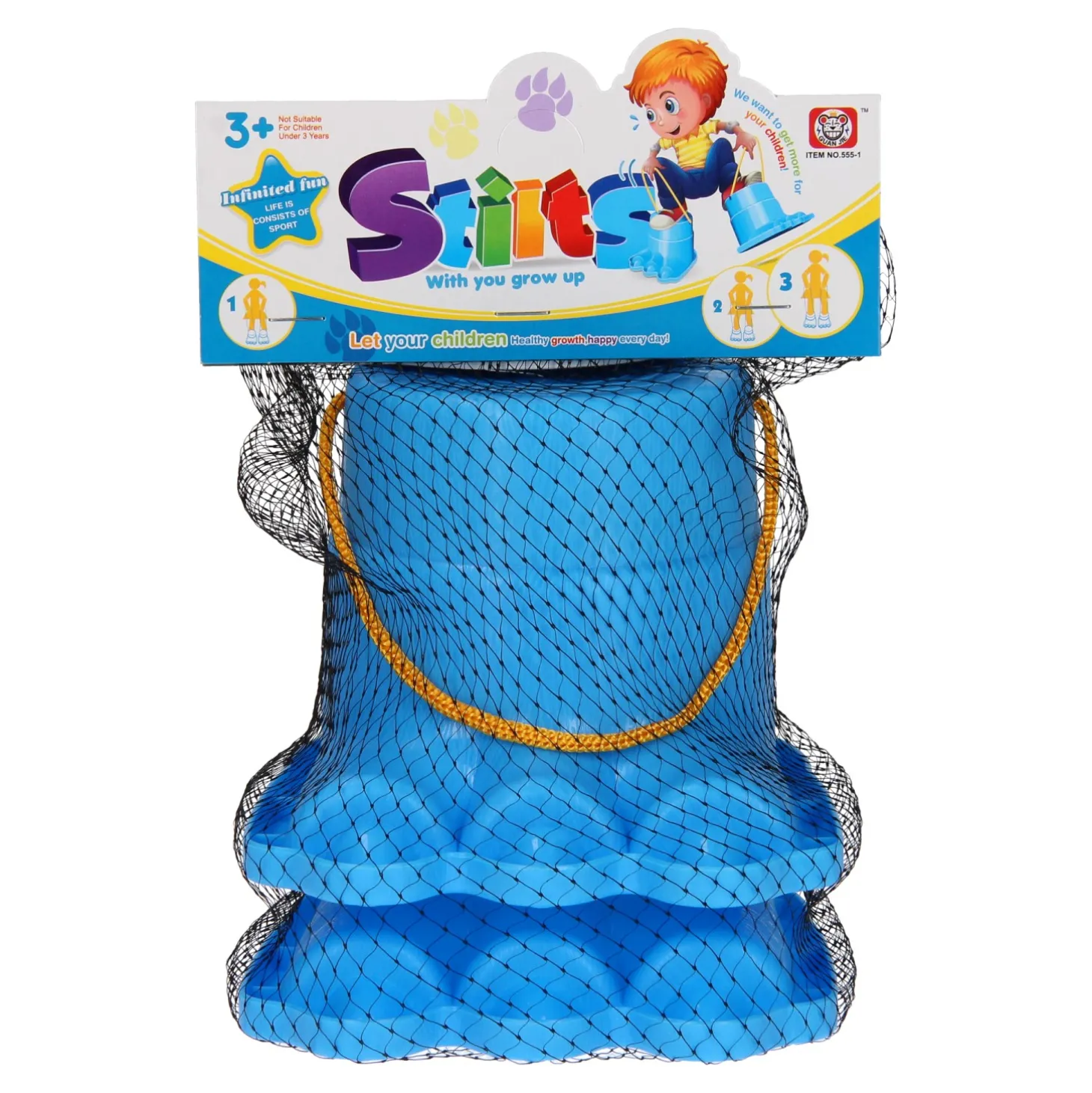 Loopklossen Dino - Blauw