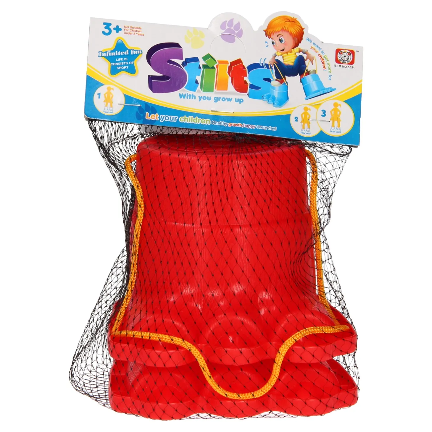 Loopklossen Dino - Rood