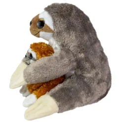 Lumo Stars Knuffel - Luiaard Caramel en Coffee, 24cm