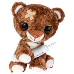 Lumo Stars Knuffel Get Well - Bruine Beer met Spuit, 15cm