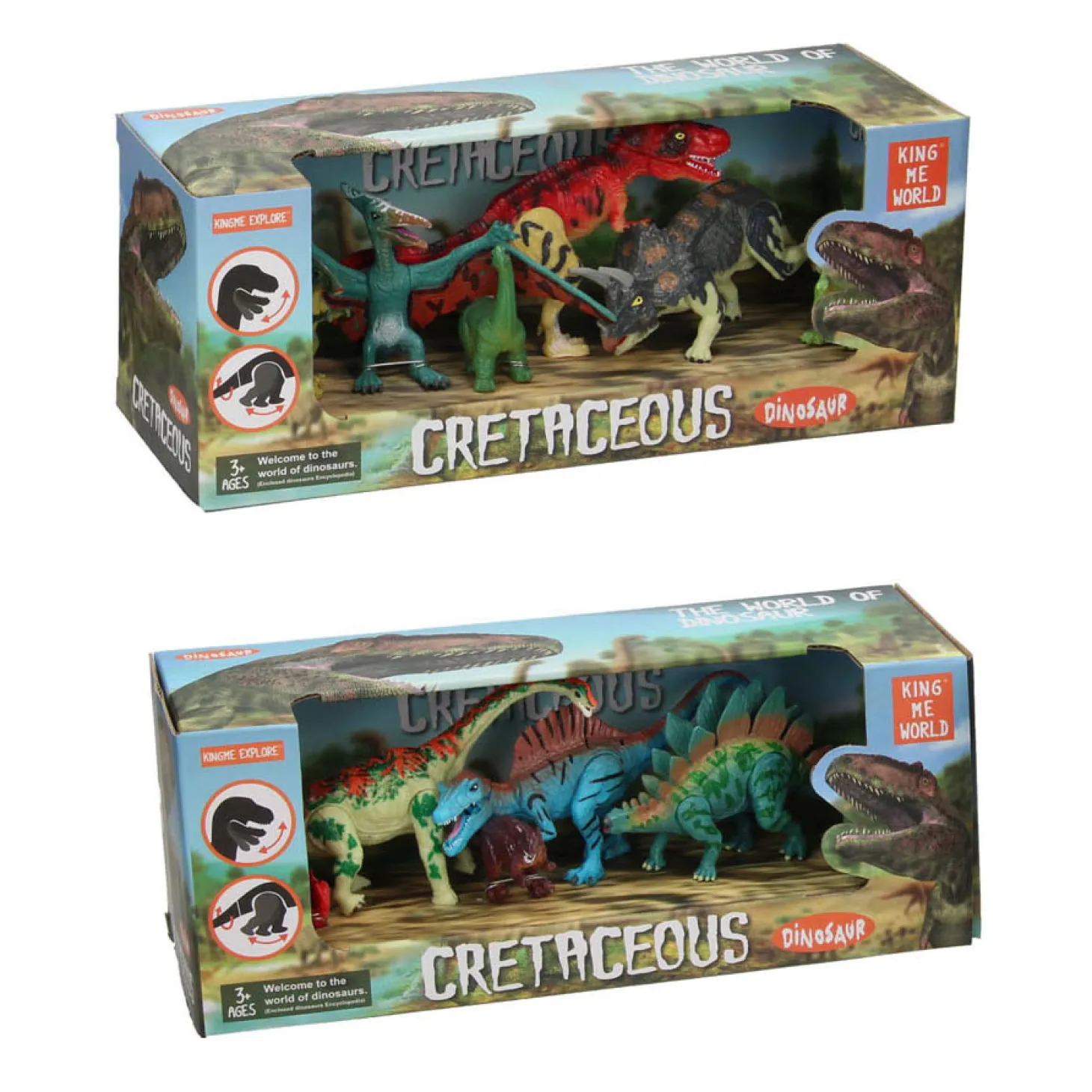 Luxe Dino Speelset, 6dlg.