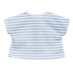 Ma Corolle Gestreept T-shirt Blauw, 36cm