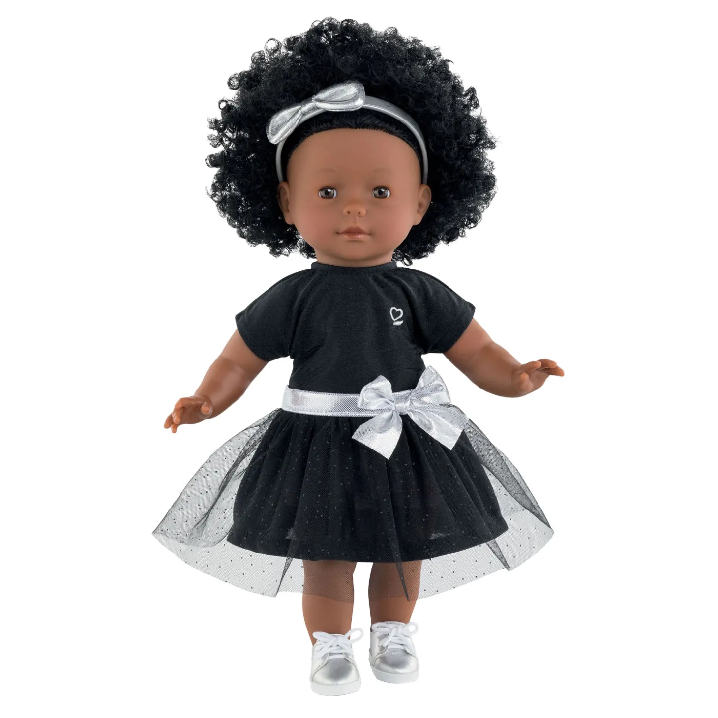 Ma Corolle Haarband met Strik Zilver, 36cm