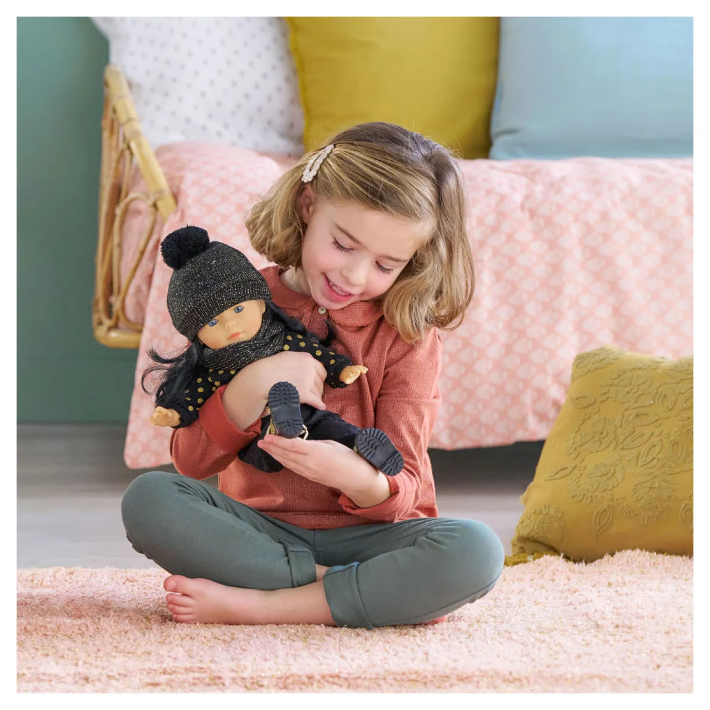 Ma Corolle Hoed en Sjaal Couture, 36cm